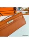 Hermes Kelly Cut Handmade Bag in Orange Epsom Calfskin Replica