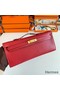 Hermes Kelly Cut Handmade Bag in Red Epsom Calfskin Replica
