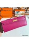 Hermes Kelly Cut Handmade Bag in Rose Purple Swift Leather Replica