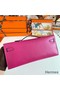 Hermes Kelly Cut Handmade Bag in Rose Purple Swift Leather Replica