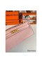 Hermes Kelly Cut Handmade Bag in Rose Sakura Epsom Calfskin Replica