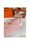 Hermes Kelly Cut Handmade Bag in Rose Sakura Swift Leather Replica