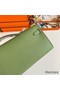 Hermes Kelly Cut Handmade Bag in Vert Criquet Epsom Calfskin Replica