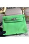 Hermes Kelly Danse Handmade Bag In Green Swift Leather Replica