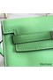 Hermes Kelly Danse Handmade Bag In Green Swift Leather Replica