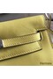 Hermes Kelly Danse Handmade Bag In Jaune Swift Leather Replica