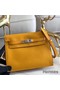 Hermes Kelly Danse Handmade Bag In Yellow Swift Leather Replica