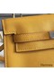 Hermes Kelly Danse Handmade Bag In Yellow Swift Leather Replica