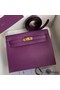Hermes Kelly Danse II Bag In Anemone Evercolor Calfskin Replica