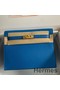 Hermes Kelly Danse II Bag In Blue Hydra Evercolor Calfskin Replica