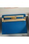 Hermes Kelly Danse II Bag In Blue Hydra Evercolor Calfskin Replica
