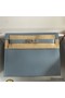 Hermes Kelly Danse II Bag In Blue Lin Evercolor Calfskin Replica