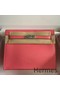 Hermes Kelly Danse II Bag In Rose Lipstick Evercolor Calfskin Replica