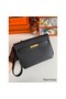 Hermes Kelly Depeches 25 Pouch in Black Epsom Calfskin Replica