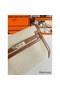 Hermes Kelly Depeches 25 Pouch in Ecru Toile Replica