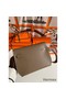 Hermes Kelly Depeches 25 Pouch in Taupe Epsom Calfskin Replica