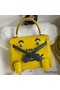 Hermes Kelly Doll Bag in Jaune Ambre Matte Alligator Leather Replica