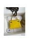 Hermes Kelly Doll Bag in Jaune Ambre Matte Alligator Leather Replica
