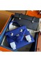Hermes Kelly Doll Picto Bag in Blue Royal Epsom Calfskin Replica