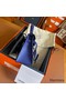 Hermes Kelly Doll Picto Bag in Blue Royal Epsom Calfskin Replica