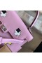 Hermes Kelly Doll Picto Bag in Mauve Sylvestre Epsom Calfskin Replica