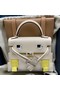 Hermes Kelly Doll Picto Bag in Nata Epsom Calfskin Replica