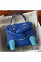 Hermes Kelly Doll Quelle Idole Bag in Blue Swift Calfskin Replica