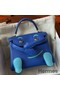 Hermes Kelly Doll Quelle Idole Bag in Blue Swift Calfskin Replica