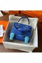 Hermes Kelly Doll Quelle Idole Bag in Blue Swift Calfskin Replica