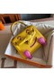Hermes Kelly Doll Quelle Idole Bag in Jaune Ambre Swift Calfskin Replica