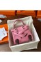 Hermes Kelly Doll Quelle Idole Bag in Pink Swift Calfskin Replica