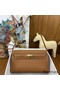 Hermes Kelly Elan Handmade Bag In Gold Chevre Mysore Leather Replica