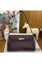 Hermes Kelly Elan Handmade Bag In Rouge Sellier Chevre Mysore Leather Replica