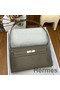 Hermes Kelly Elan Handmade Bag In Taupe Chevre Mysore Leather Replica