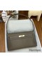 Hermes Kelly Elan Handmade Bag In Taupe Chevre Mysore Leather Replica