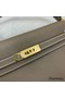 Hermes Kelly Elan Handmade Bag In Taupe Chevre Mysore Leather Replica