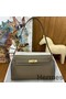 Hermes Kelly Elan Handmade Bag In Taupe Epsom Leather Replica