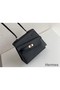 Hermes Kelly En Desordre 20 Handmade Bag In Black Epsom Calfskin Replica