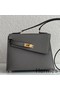 Hermes Kelly En Desordre 20 Handmade Bag In Etain Epsom Calfskin Replica