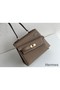 Hermes Kelly En Desordre 20 Handmade Bag In Taupe Epsom Calfskin Replica