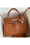 Hermes Kelly Lakis 32 Handmade Bag In Gold Swift Calfskin Replica