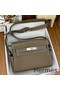Hermes Kelly Messenger Bag in Taupe Clemence Leather Replica