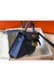 Hermes Kelly Mini II Bag In Blue Agate Epsom Leather GHW Replica