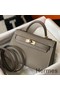 Hermes Kelly Mini II Bag In Gris Asphalt Epsom Leather GHW Replica