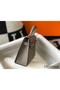Hermes Kelly Mini II Bag In Gris Asphalt Epsom Leather GHW Replica