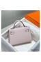 Hermes Kelly Mini II Bag In Mauve Pale Epsom Leather PHW Replica