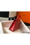Hermes Kelly Mini II Bag In Red Embossed Crocodile Leather Replica
