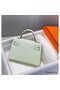 Hermes Kelly Mini II Bag In Vert Fizz Epsom Leather PHW Replica