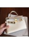 Hermes Kelly Mini II Handmade Bag In Beton Epsom Leather Replica