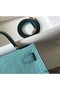 Hermes Kelly Mini II Handmade Bag In Blue Atoll Crocodile Embossed Leather Replica